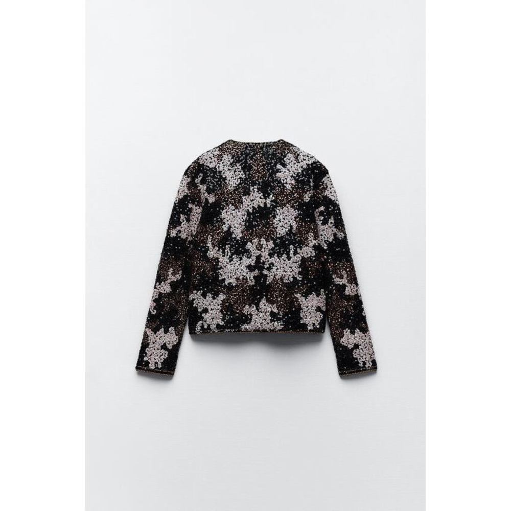 🤍 OPEN FRONT SEQUIN JACKET NWT - image 10